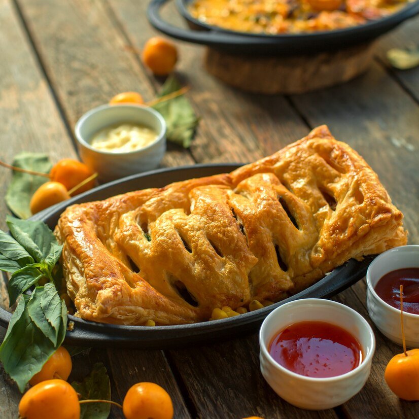 front-view-meat-pie-with-sauces-medlar_140725-13870