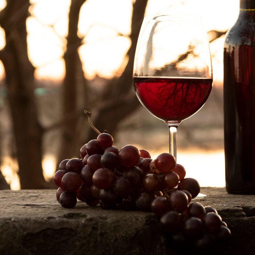 set-bottle-wine-glass-nature_23-2148261691